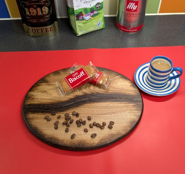 COFFEE BEAN ASH SERVING BOARD - LARGE SIZE