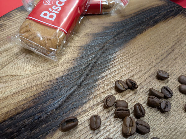 COFFEE BEAN ASH SERVING BOARD - LARGE SIZE