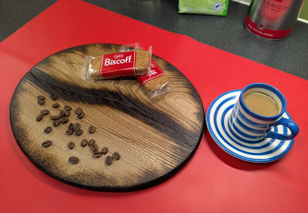 COFFEE BEAN ASH SERVING BOARD - LARGE SIZE