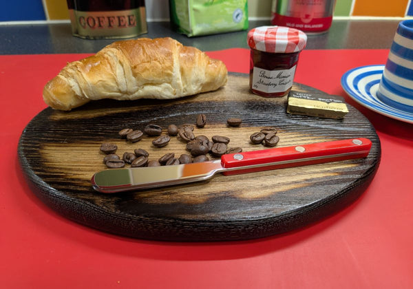 COFFEE BEAN STYLE SERVING BOARD - ASH (MEDIUM)