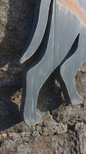 Great Dane wooden wall art video clip[