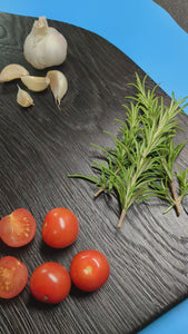 Yakisugi oak serving board (medium sized) video clip
