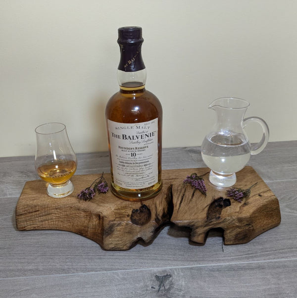 'THE ROCKY OUTCROP'  OAK DISPLAY PLINTH - TRUE TO NATURE